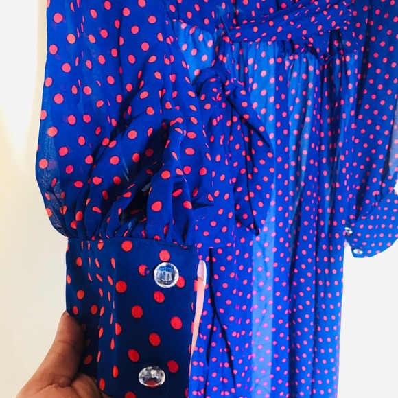 Karen J Design Pokadot Dress - Picture 3 of 5